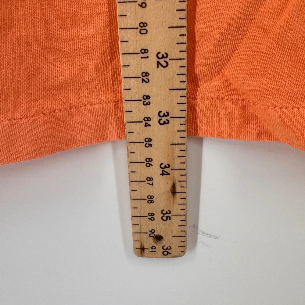 Polo Ralph Lauren Polo Shirt Mens XXL Orange Cotton Linen Short Sleeve Pocket